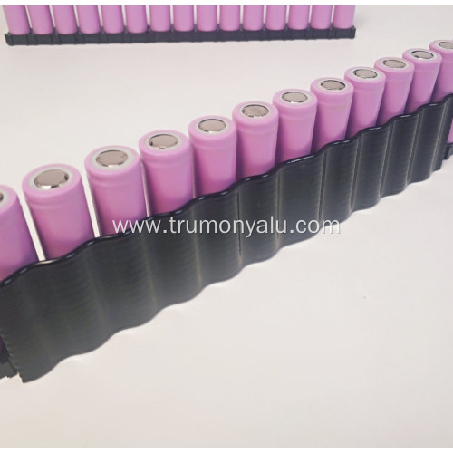 Aluminum snake cooling pipe for 21700 battery